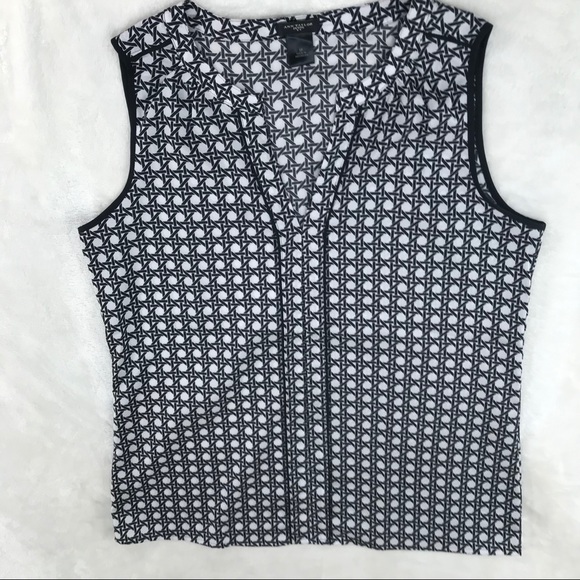 Ann Taylor Petite tank top in basket weave pattern - Picture 8 of 8